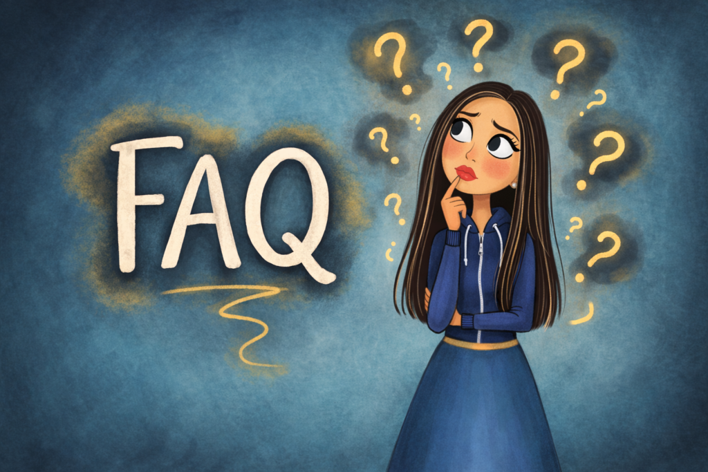 Illustration representing frequently asked questions about OCD therapy in NYC.